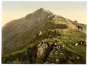 Snowdon: Railway, the last mile, Snowdon, Wales
