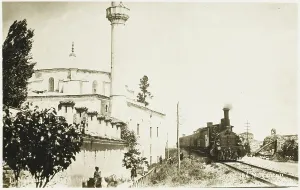 Petite: Railway passing the Little Aya Sofya