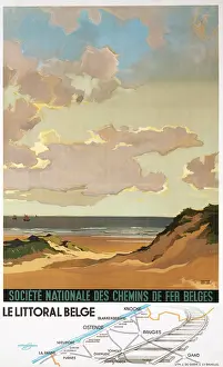 Connections: Railway Poster - Coastal Belgium
