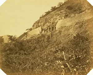 Adamson: Railway retaining wall and vaulting arches