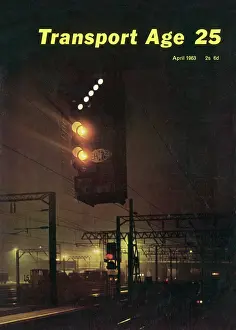 Heinz Zinram: Railway signal at night