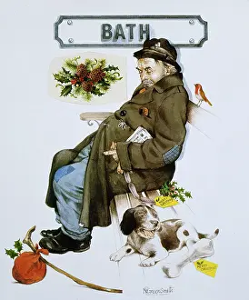 Nodding: Railway Sleeper - Bath Station (Christmas)