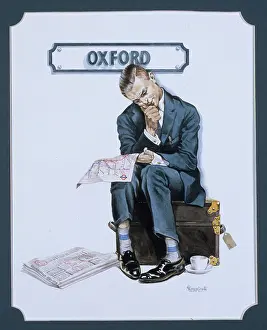 Nodding: Railway Sleeper - Oxford Station