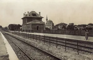 Camii: Railway Station at Bostanci, Kadikoy, Istanbul, Turkey