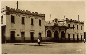 Sousse: Railway station building, Sousse, Tunisia, North Africa