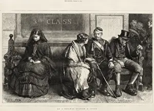 Holl: At the Railway Station by Frank Holl