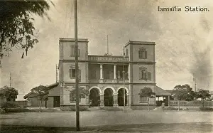 Ismailia: Railway station in Ismailia, Egypt