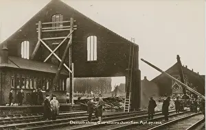 Lanarkshire: Railway Station Junction (Showing the demolition work)