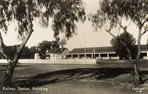 Plinth: Railway station, Mafeking, South Africa