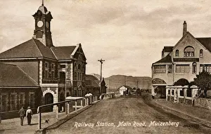 Grocers: Railway station, Muizenberg, Cape Peninsula, South Africa