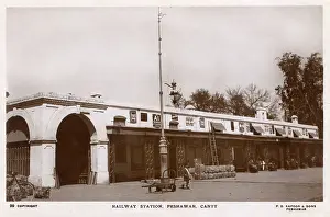 Peshawar: Railway Station, Peshawar Cantonment, British India