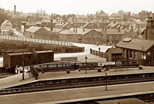 Pontefract: Railway Station, Pontefract early 1900's