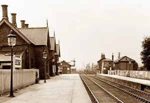 Snaith: Railway Station, Snaith early 1900's