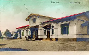 Forecourt: Railway Station, Surabaya, East Java, Indonesia