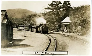 Caernarvonshire: Railway Station, Tan-y-Bwlch, Caernarvonshire