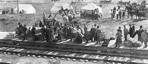 Partly: Railway station in the USA