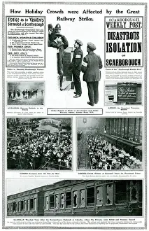 Vandalism: Railway strike 1911: Affecting holiday crowds
