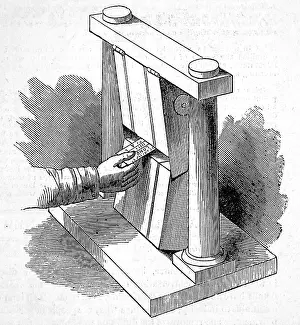 Leaver: Railway ticket printing machine