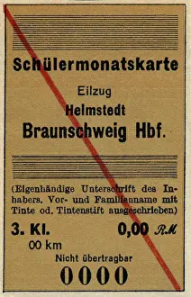 Helmstedt: railway, tickets, monthly ticket for students