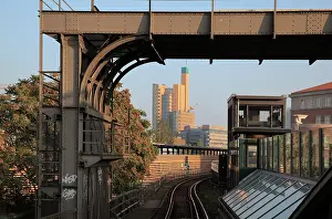 Gleisdreieck: Railway tracks, Berlin, Germany