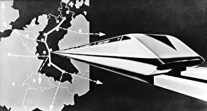 Monorail: railway, Transrapid, future vision for the 1980s