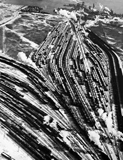 Logistics: Railway system in the United States, 1940