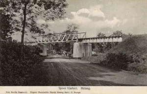 Jakarta: Railway viaduct, Malang, East Java, Indonesia