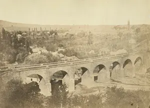 Banat: Railway viaduct in Oravita
