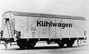 Waggons: railway, waggons, freight waggons, refrigerator