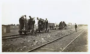 Gangs: Railway workers, Fort Saskatchewan, Alberta, Canada