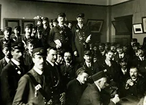 Railwaymen: Railwaymen resume work after the Great Strike, 1919