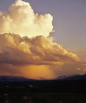 Cumulus: Rain Clouds Above Nathrop Colorado, USA