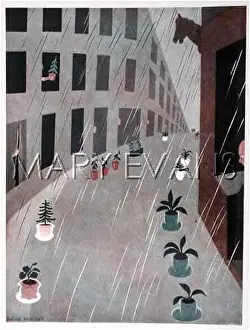 Hurriedly: RAIN AND POT PLANTS 1927