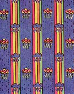 Bold: Rainbow flowers and stripes