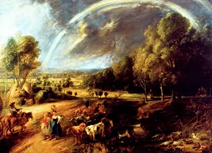 1640: The Rainbow Landscape. Peter Paul Rubens (1577 - 1640);