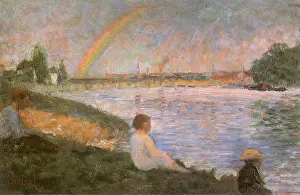 Seurat: The Rainbow, study for Bathers, by Georges Seurat