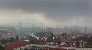Rainstorm: Rainstorm in Prague, Czech Republic