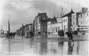 Rainy: A Rainy Day at Hastings Seafront