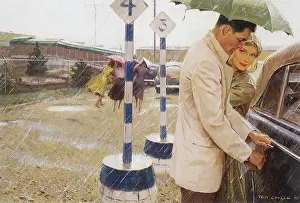 Lovell: Rainy Parking Lot