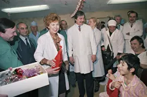Permanent: Raisa Gorbacheva visits Children's Republican