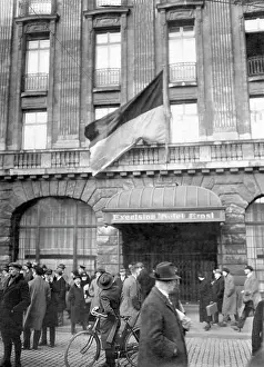 Hoisting: Raising of the Cologne flag, 1926