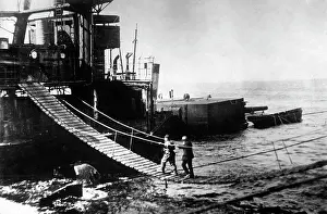 Seamen: Raising of the SMS Hindenburg, 1930
