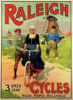 Yokel: Raleigh Cycles Poster
