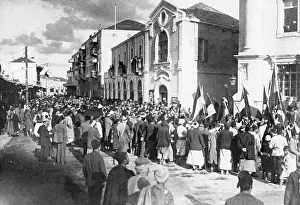 Aviv: Rally in Jaffa, 1915