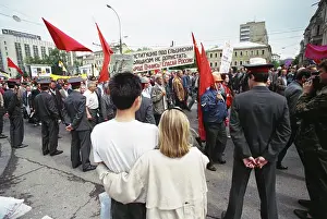 Constitution: Rally in Lubyanka Square, Moscow