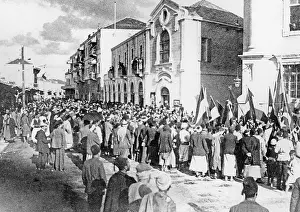 Aviv: Rally on the occasion of the outbreak of the
