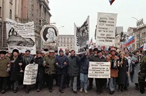 Reforms: Rally in support of Boris Yeltsin in Vasilyevsky