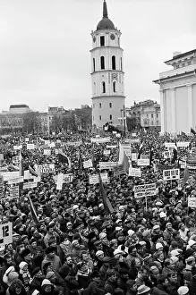 Vilnius: Rally in Vilnius