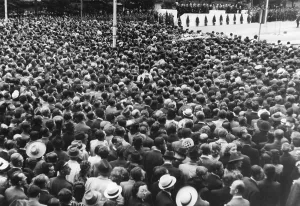 Emil: Rally at Wenceslas Square in Prague, 1942