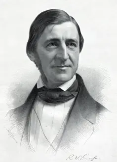 Waldo: Ralph Waldo Emerson (1803-82) from an original ?